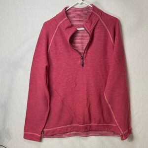 Tommy Bahama Men's Zip Up Sweater in Pink